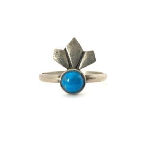 The 2Bandits “Scarecrow” Ring Howlite Turquoise